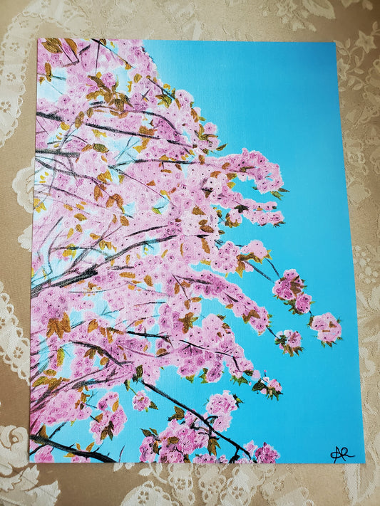 Leap Year, Cherry Blossom Tree, 9x12 Art Print, Gloss
