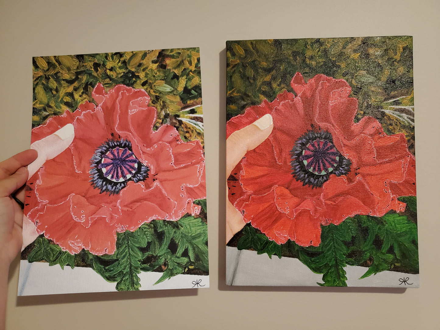 The Portal, Oriental Poppy, 9x12 Art Print, Gloss